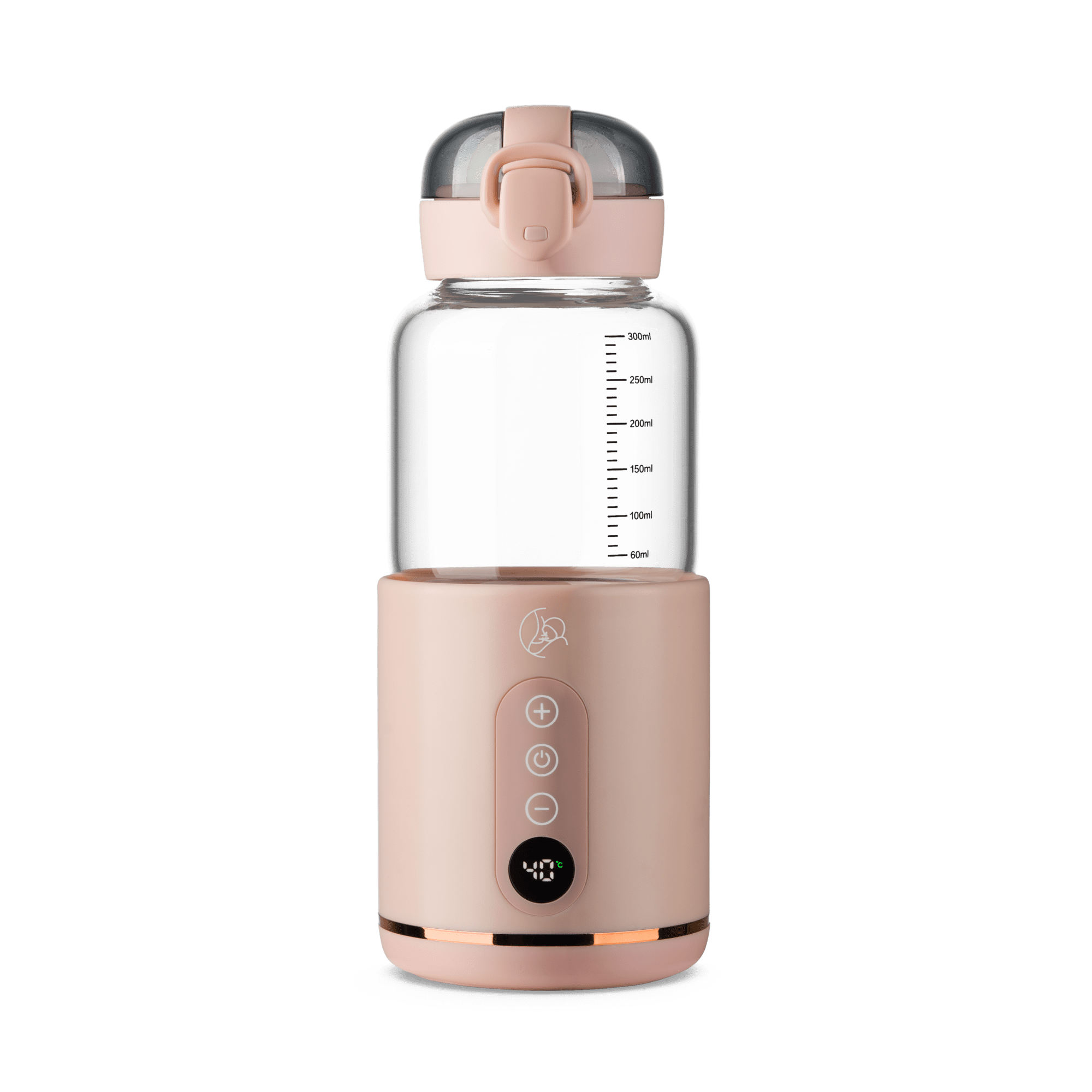 Chauffe-biberon portable pour bébé - rose